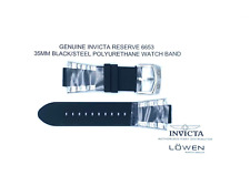 Autêntica pulseira de relógio Invicta Reserve 6653 poliuretano preto 35 mm comprar usado  Enviando para Brazil