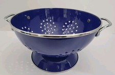 Blue enamel collander for sale  Edmond