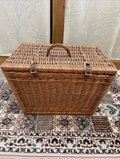 Wicker fishing basket for sale  DAVENTRY