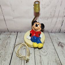 Lámpara de mesa de escritorio vintage de Mickey Mouse Walt Disney luz nocturna infantil ¡FUNCIONA! segunda mano  Embacar hacia Argentina