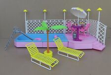 Barbie piscine patio d'occasion  Polliat