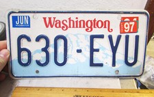 Washington metal license for sale  Fairbanks