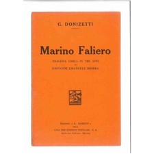 Marino faliero donizetti usato  Cento