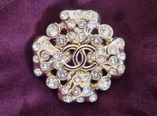 Broche chanel trèfle d'occasion  Pérenchies