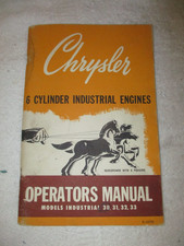 Chrysler opeators lube for sale  USA