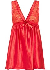 Satin babydoll spitze gebraucht kaufen  Deutschland