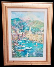 Portofino dipinto olio usato  Campi Bisenzio
