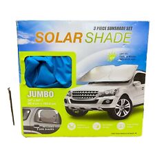 Conjunto de guarda-sol solar 3 peças JUMBO para carro ou caminhão NOVO comprar usado  Enviando para Brazil