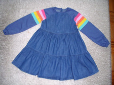 Jeans kleid materialmix gebraucht kaufen  Marl