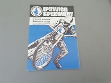 Speedway programme 1974 for sale  MUCH HADHAM