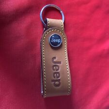 Jeep leather keyring for sale  CALNE