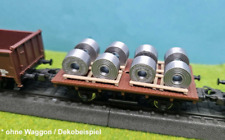 Escala H0 Aluminio O Acero Bobinas Envuelto Con Buck Como Carga para Vagones comprar usado  Enviando para Brazil