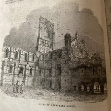 Antique print 1840 for sale  BECCLES