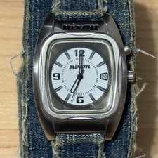 Nixon The Rocker YES Power Slave pulseira de guitarra denim relógio analógico surf masculino funciona comprar usado  Enviando para Brazil
