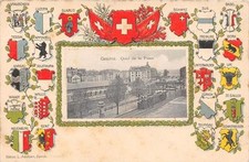 Cpa geneve quai d'occasion  Claira