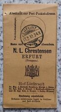 Rechnung erfurt 1892 gebraucht kaufen  Deutschland