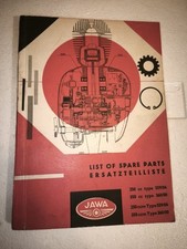 Jawa Katalog części zamiennych Lista części zamiennych 559 360 Oryginalne wydanie 1964 { G.K na sprzedaż  Wysyłka do Poland