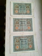 Reichsmarkscheine 100 rm gebraucht kaufen  Kiel