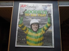 Racing post goodbye for sale  GLOUCESTER