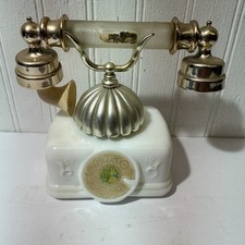 Vintage AVON Telefone Francês Moonwind Espumante Banheiro Óleo e Perfume Decantador Vazio, usado comprar usado  Enviando para Brazil