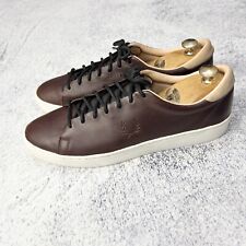 Tênis Fred Perry masculino couro marrom cano baixo US11 UK10 EU45 29cm comprar usado  Enviando para Brazil