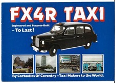 Carbodies fx4 taxi for sale  UK