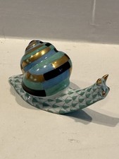 Caracol de porcelana Herend pintado à mão 15520 rede de pesca (verde) F96 comprar usado Caracol de porcelana Herend pintado à mão 15520 rede de pesca (verde) F96 comprar usado  Enviando para Brazil