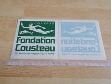 Autocollants fondation coustea d'occasion  Toulon-