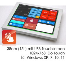 38cm 15" Elo Táctil Industria Monitor Canvys KL-568 Windows XP 7 10 11 #1 comprar usado  Enviando para Brazil