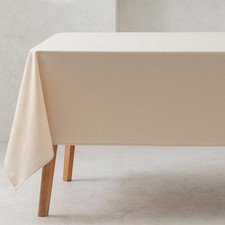 GAMUSI Obrus bawełniany 140x200 cm ecru, odporny na zabrudzenia, używany na sprzedaż  PL