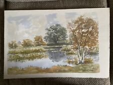 Watercolour christleton villag for sale  LITTLEHAMPTON