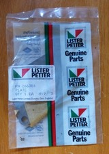 Lister petter plate for sale  BRISTOL
