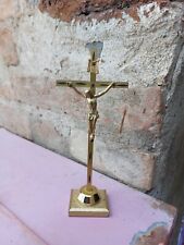 Crocefisso vintage ottone usato  Vignola