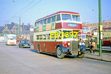 Slide de ônibus Kodak original EBO897-Cardiff-43-Crossley DD427-Alexander-Junho 1963 comprar usado  Enviando para Brazil