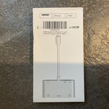 Adaptador Lightning para HDMI USBA para iPhone/iPad para TV, adaptador USB OTG FEINODI comprar usado  Enviando para Brazil