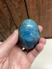 Peso de papel com aparência de mármore azul ovo pedra polida alabastro italiano feito na Itália comprar usado Peso de papel com aparência de mármore azul ovo pedra polida alabastro italiano feito na Itália comprar usado  Enviando para Brazil