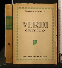 Verdi critico. mario usato  Ariccia