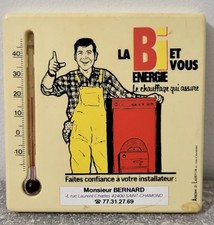 Ancien thermometre publicitair d'occasion  Bas-en-Basset