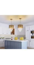 Gold pendant lighting for sale  Youngstown