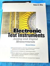 Hardcover Book Electronic Test Instruments Analog And Digital Measurements  segunda mano  Embacar hacia Mexico