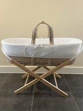 Brown wicker moses for sale  LITTLEHAMPTON