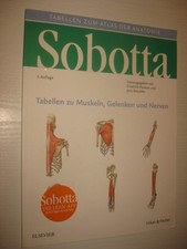 Sobotta tabellen muskeln gebraucht kaufen  Leverkusen