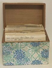 Vintage recipe box for sale  Milan
