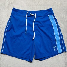 Usado, Bermuda de natação listrada azul masculina 34 vintage Greg Noll pranchas de surf RARA! comprar usado  Enviando para Brazil