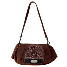 Usado, Bolsa de ombro PRADA vintage couro marrom comprar usado  Enviando para Brazil
