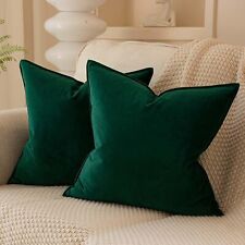 Velvet solid cushion for sale  USA