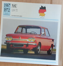 Nsu 1200 carte d'occasion  Franqueville-Saint-Pierre