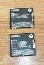 Lote de 2 baterias recarregáveis genuínas de íon de lítio Motorola BP6X 3.7V **LEIA!** comprar usado  Enviando para Brazil