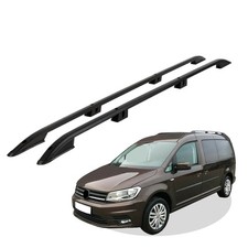 Relingi dachowe pasują do VW Caddy 4 Maxi od 2010 do 2020 czarne homologacja na sprzedaż  Wysyłka do Poland