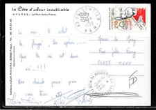 O400 - CP EN FAUSSE DIRECTION DE BELGENTIER DU 12/08/93 POUR MEXY comprar usado  Enviando para Brazil